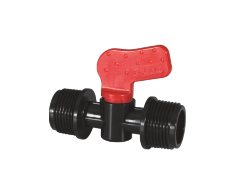 Кран для капельного полива 3/4" НР x 1/2" НР (Poliext 07300020)