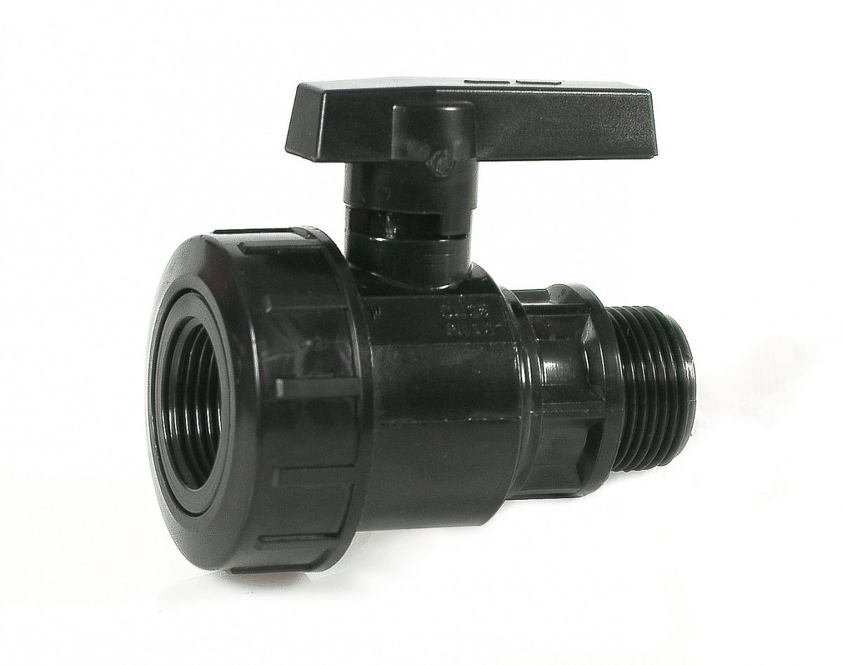Кран 1 1/2"  НР x ВР